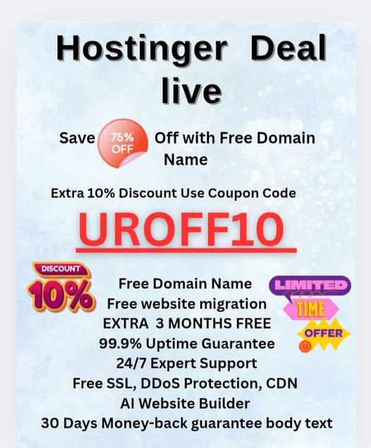 hostinger 75%