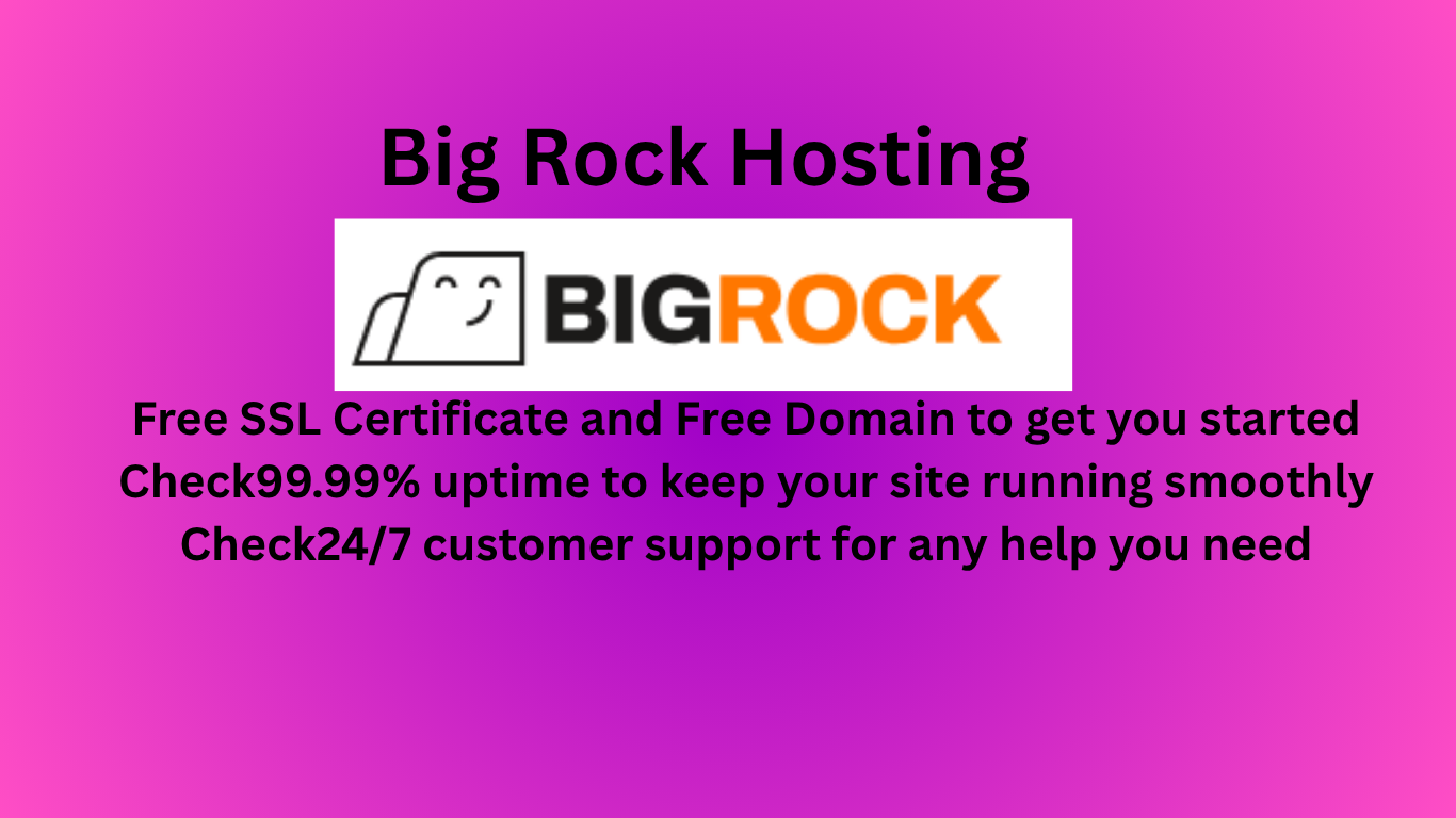 Big rock hosting