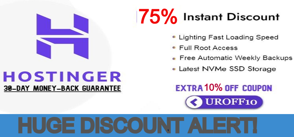 hostinger 75%